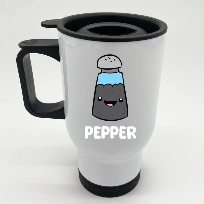 Pepper Costume Matching Pepper And Salt Couple Gift Front & Back Stainless Steel Travel Mug