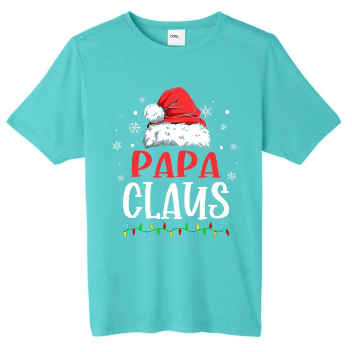 Papa Claus Matching Family Christmas Pajama Gift ChromaSoft Performance T-Shirt