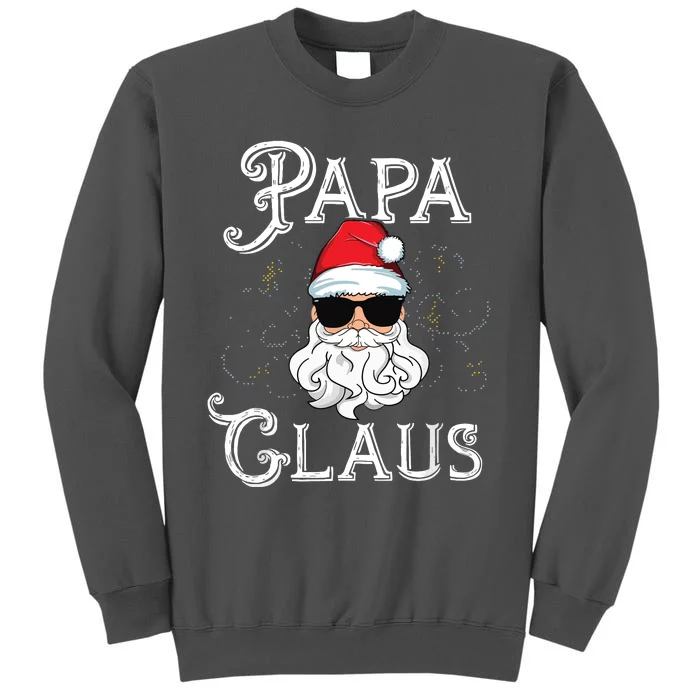 Papa Claus Matching Family Christmas Outfit Xmas Photo Tall Sweatshirt