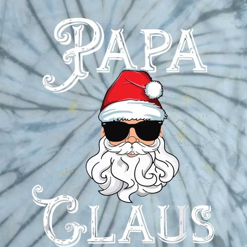 Papa Claus Matching Family Christmas Outfit Xmas Photo Tie-Dye T-Shirt