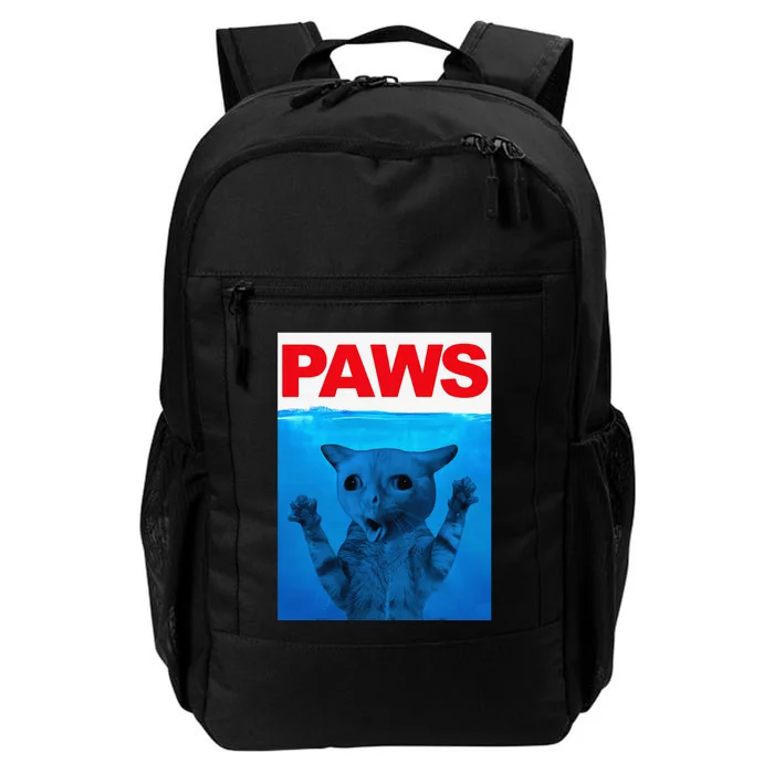 Paws Cat Meme Humor Funny Cats Dads Mom Daily Commute Backpack