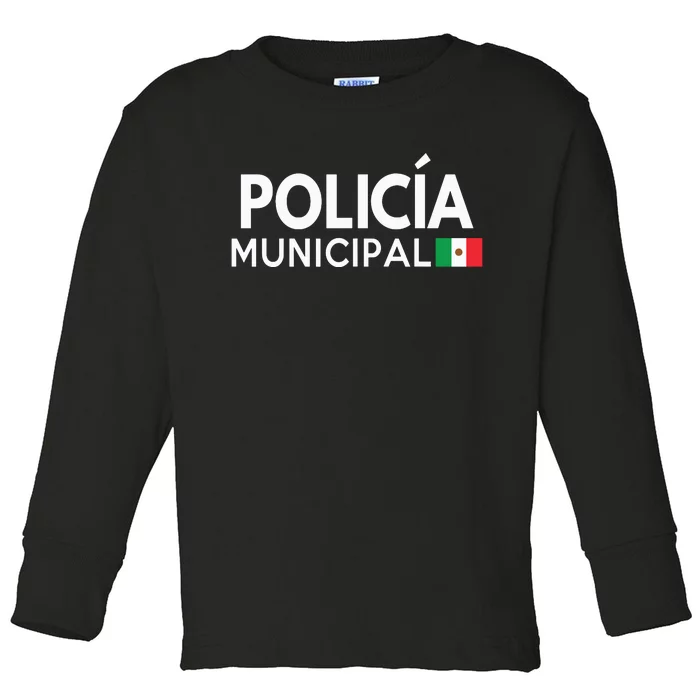 Policia Costume Mexican Police Halloween Costumes Toddler Long Sleeve Shirt