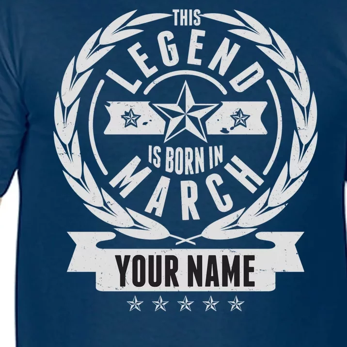 Personalized Custom Name This Legends Is Born In March Comfort Colors T-Shirt