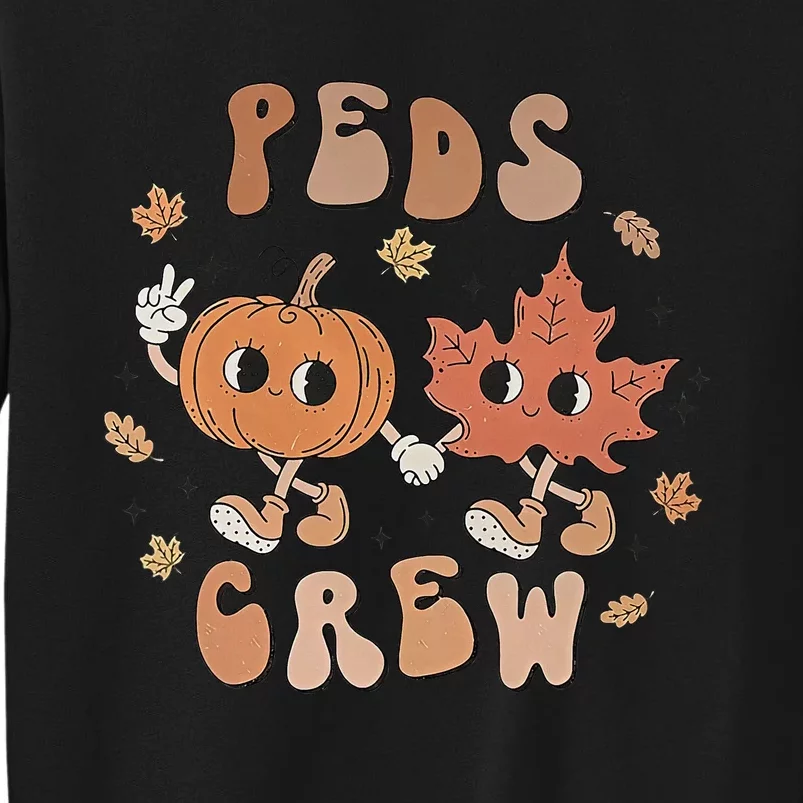 Peds Crew Nurse Etro Groovy Pumpkin Thanksgiving Pediatrics Sweatshirt