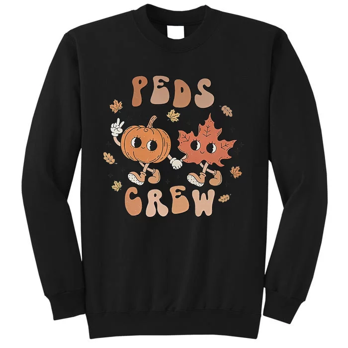 Peds Crew Nurse Etro Groovy Pumpkin Thanksgiving Pediatrics Sweatshirt