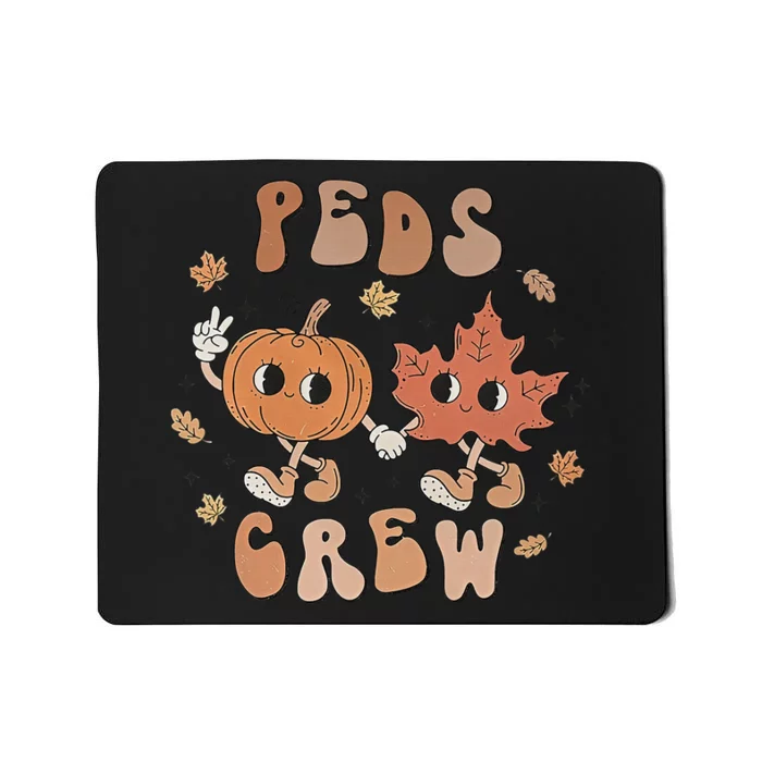 Peds Crew Nurse Etro Groovy Pumpkin Thanksgiving Pediatrics Mousepad