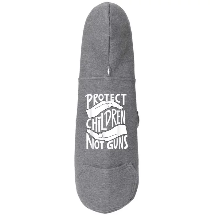 Protect Children Not Guns For Men Women Gun Control Now Doggie 3-End Fleece Hoodie