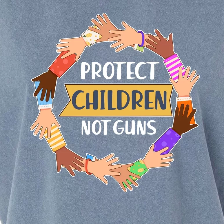 Protect Children Not Guns Garment-Dyed Women's Muscle Tee