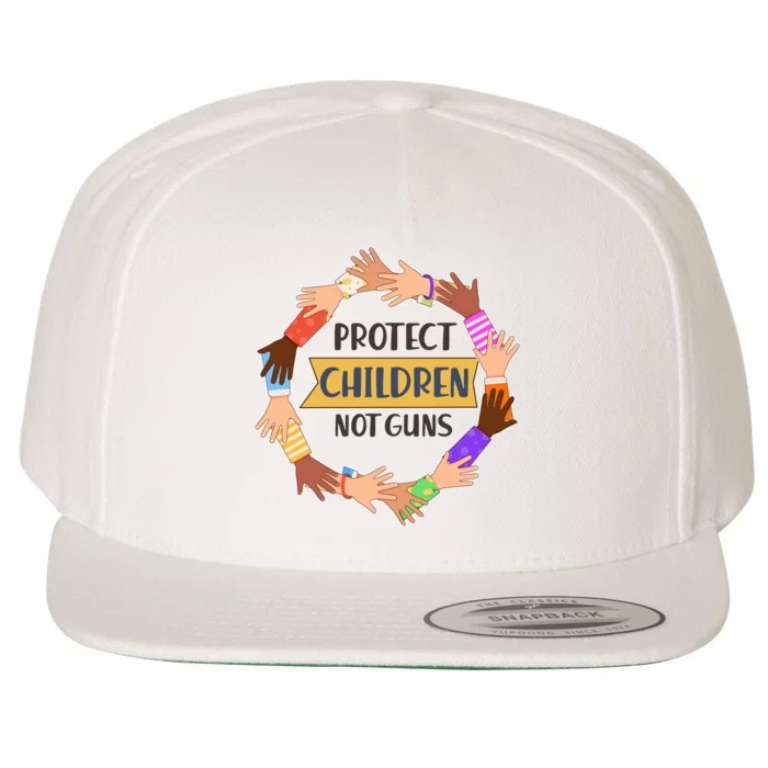 Protect Children Not Guns Wool Snapback Cap