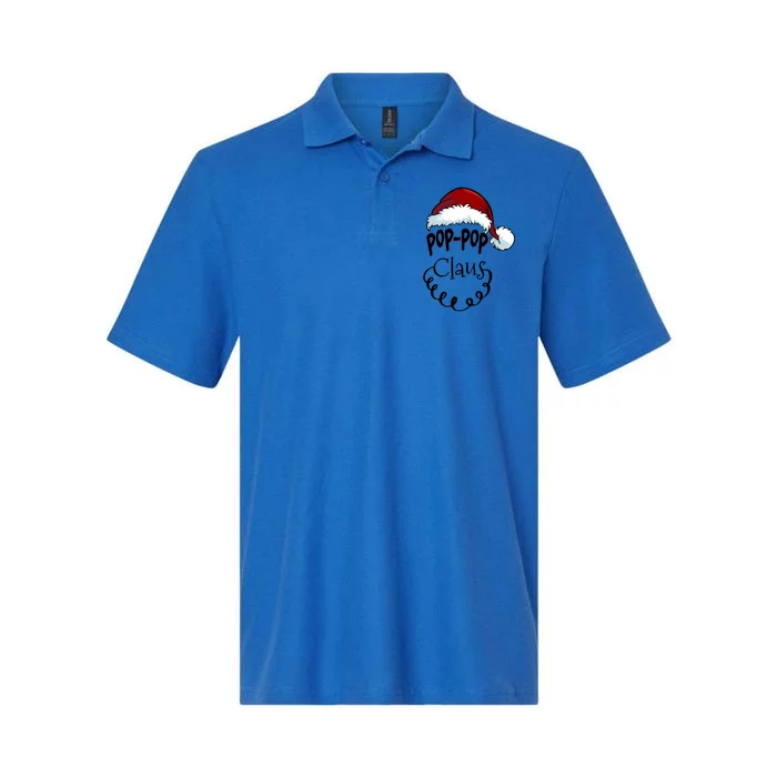 Poppop Claus New Christmas Santa Claus Gift Softstyle Adult Sport Polo