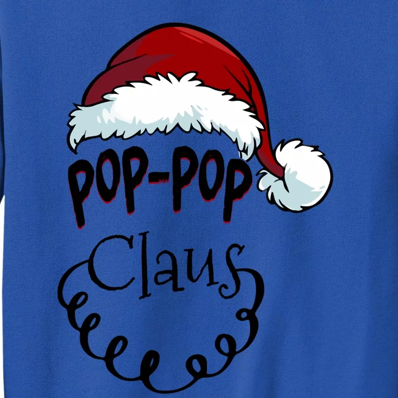 Poppop Claus New Christmas Santa Claus Gift Tall Sweatshirt