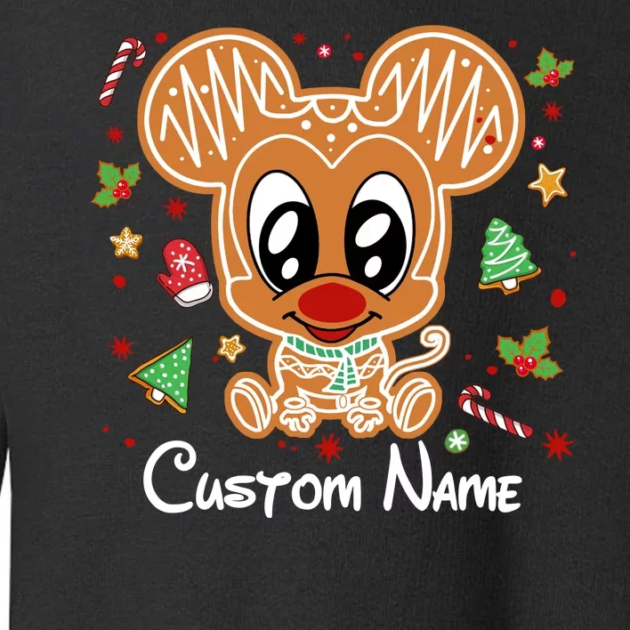 Personalized Custom Name Cute Mouse Family Christmas Toddler Sweatshirt