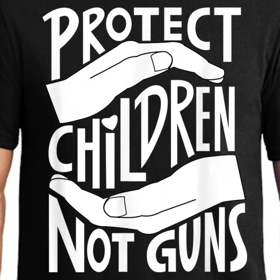 Protect Children Not Guns Orange Pajama Set