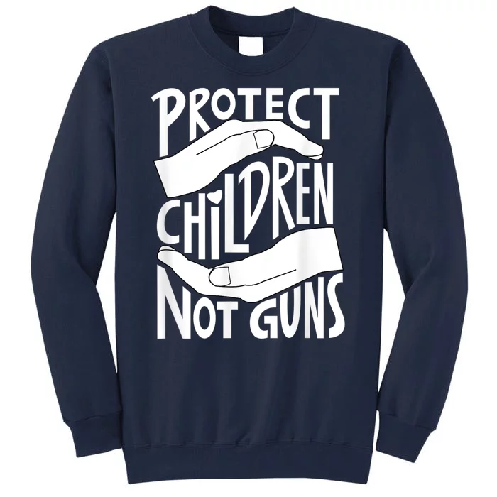 Protect Children Not Guns Orange Tall Sweatshirt