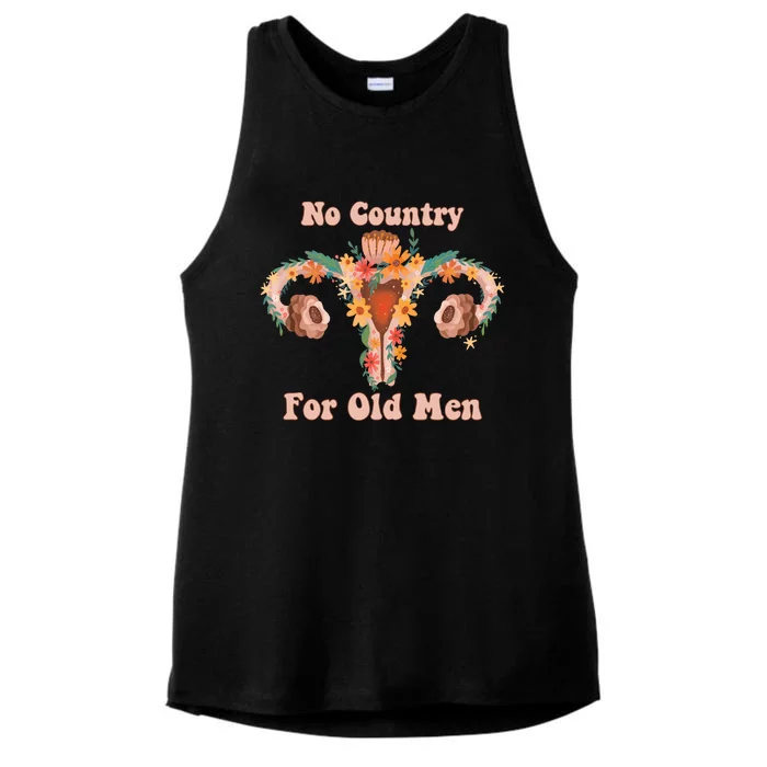 P.R.O Choice No Country For Old Man Women Rights Ladies Tri-Blend Wicking Tank