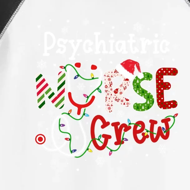 Psychiatric Christmas Nurse Crew Nursing Christmas Pattern Cool Gift Toddler Fine Jersey T-Shirt