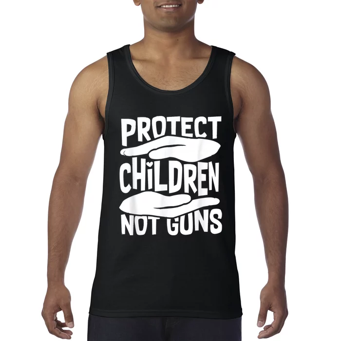 Protect Children Not Guns Wear Orange Enough Gun Violence Tank Top