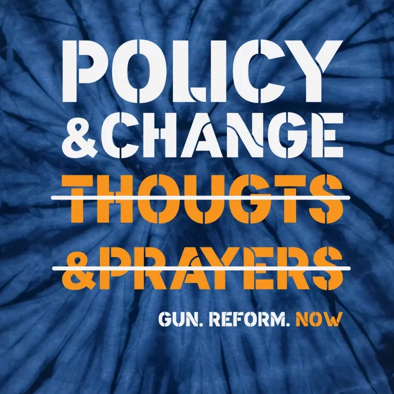 Policy & Change Not Thoughts & Prayers Graphic Plus Size Tie-Dye T-Shirt