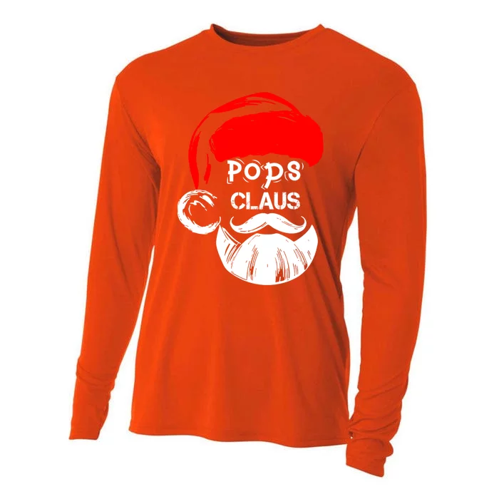 Pops Claus New Christmas Santa Claus Funny Gift Cooling Performance Long Sleeve Crew