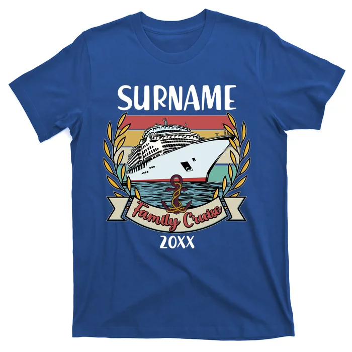 Personalized Custom Name And Year Family Cruise T-Shirt