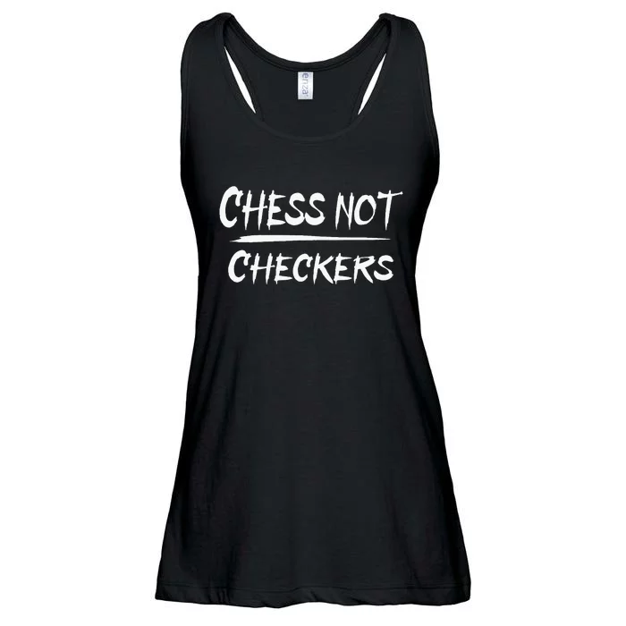 Play Chess Not Checkers Separate To Elevate Ladies Essential Flowy Tank