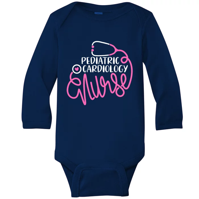 Pediatric Cardiology Nurse Pediatric Cardiovascular Nursing Gift Baby Long Sleeve Bodysuit