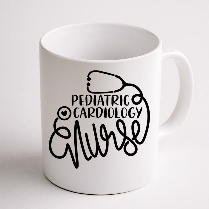 Pediatric Cardiovascular Nursing Pediatric Cardiology Nurse Gift Front & Back Coffee Mug