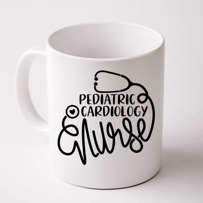 Pediatric Cardiovascular Nursing Pediatric Cardiology Nurse Gift Front & Back Coffee Mug