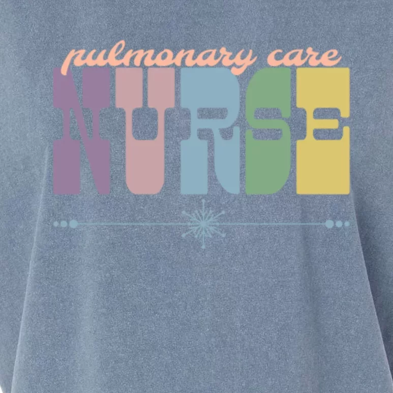 Pulmonary Care Nurse Gift Nursing Squad Appreciation Lungs Gift Garment-Dyed Women's Muscle Tee