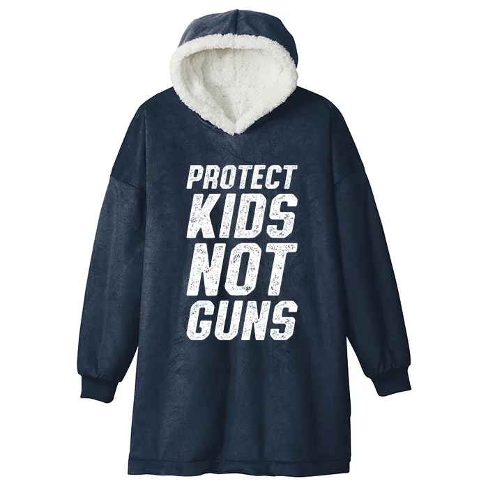 Protect Children Not Guns | March For Our Lives Hooded Wearable Blanket