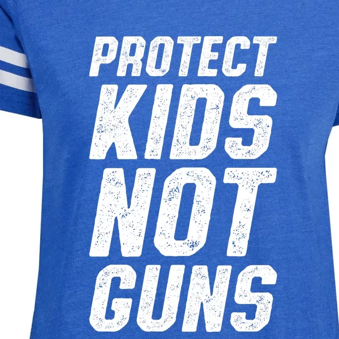 Protect Children Not Guns | March For Our Lives Enza Ladies Jersey Football T-Shirt