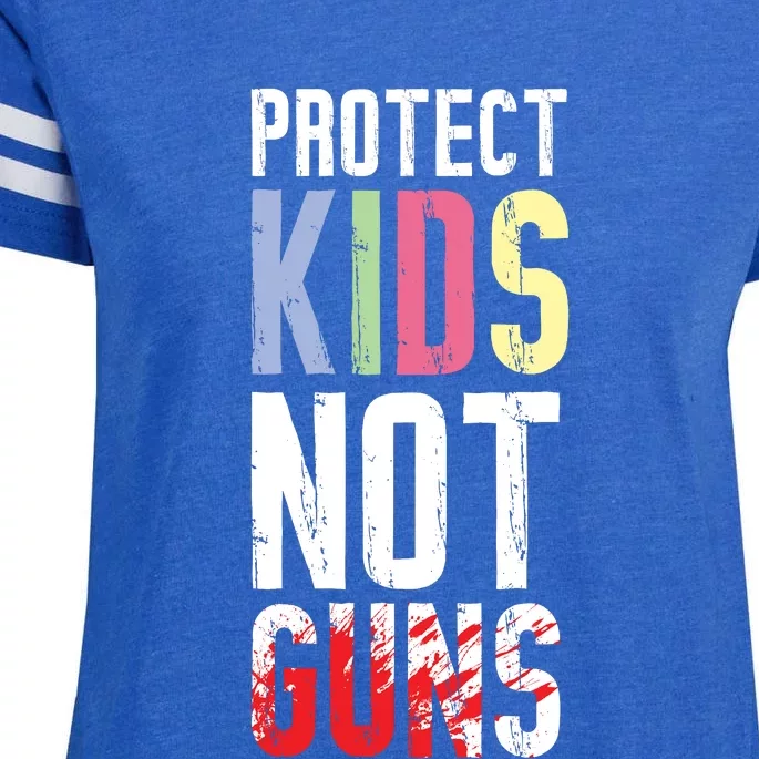 Protect Children Not Guns | March For Our Lives Enza Ladies Jersey Football T-Shirt