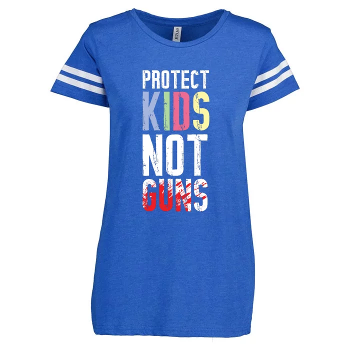 Protect Children Not Guns | March For Our Lives Enza Ladies Jersey Football T-Shirt