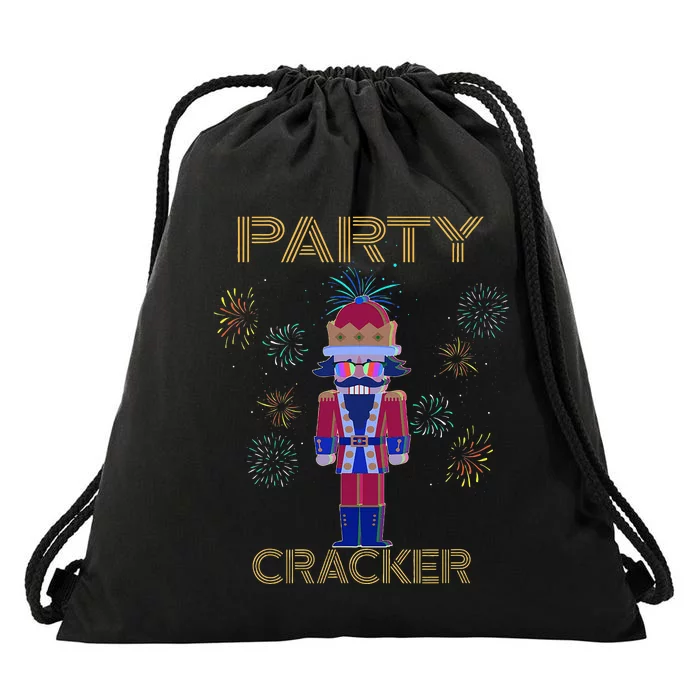 Party Cracker New Years Eve Holiday Nutcracker Squad Drawstring Bag