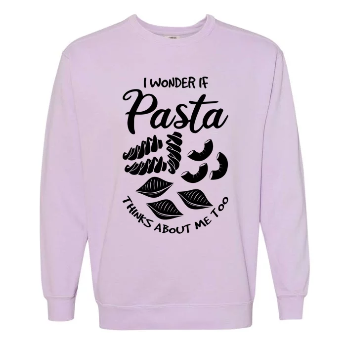 Pasta Costume Noodles Spaghetti Italian Food Lovers Macaroni Great Gift Garment-Dyed Sweatshirt