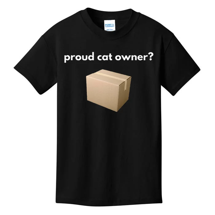 Proud Cat Owner Schrodingers Cat Funny Kids T-Shirt