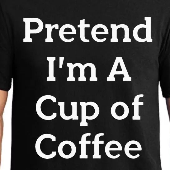 Pretend Cup Of Coffee Costume Funny Halloween Coffee Pajama Set