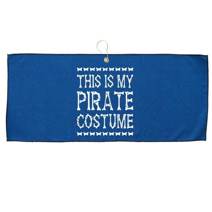 Pirate Costume Outfit Boy Girl Halloween Pirate Large Microfiber Waffle Golf Towel