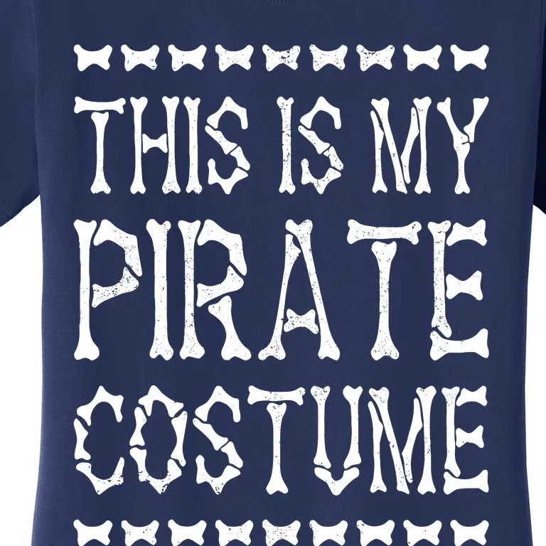 Pirate Costume Outfit Boy Girl Halloween Pirate Women's T-Shirt