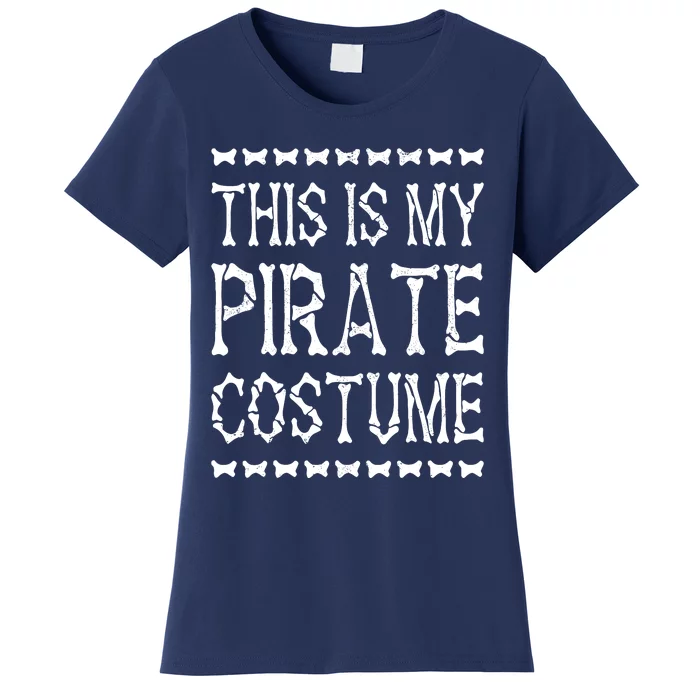 Pirate Costume Outfit Boy Girl Halloween Pirate Women's T-Shirt