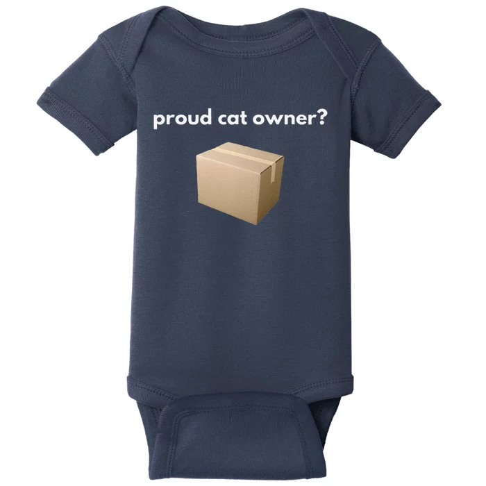 Proud Cat Owner Schrodingers Cat Funny Baby Bodysuit