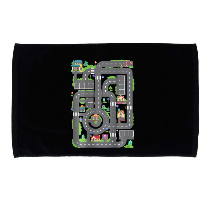 Play Cars On DadS Back Microfiber Hand Towel