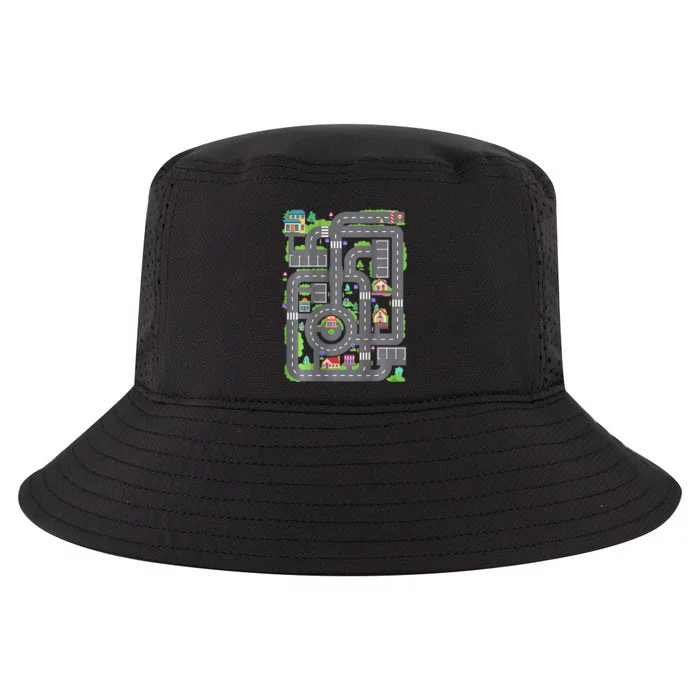 Play Cars On DadS Back Cool Comfort Performance Bucket Hat