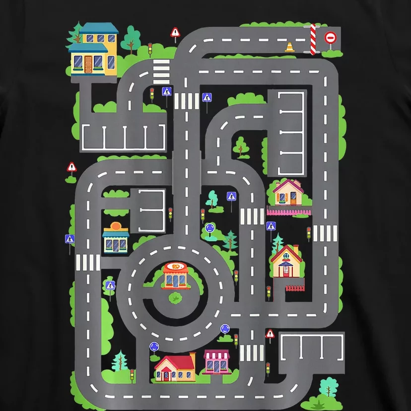 Play Cars On DadS Back T-Shirt