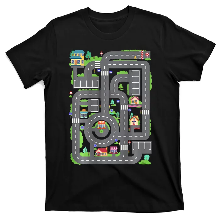 Play Cars On DadS Back T-Shirt