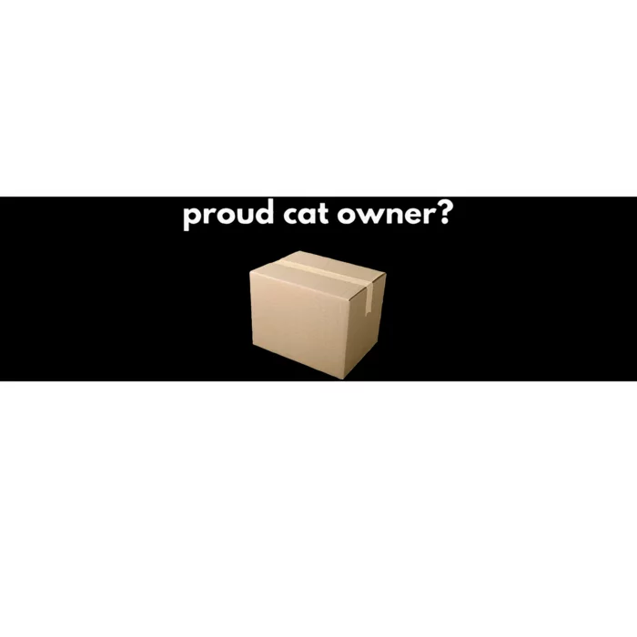 Proud Cat Owner Schrodingers Cat Funny Bumper Sticker