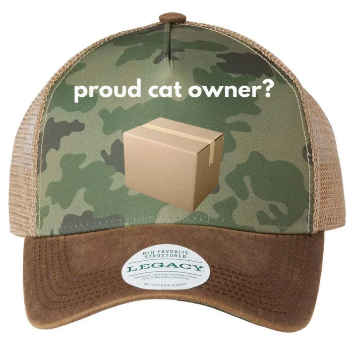 Proud Cat Owner Schrodingers Cat Funny Legacy Tie Dye Trucker Hat