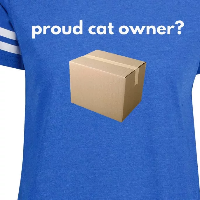 Proud Cat Owner Schrodingers Cat Funny Enza Ladies Jersey Football T-Shirt