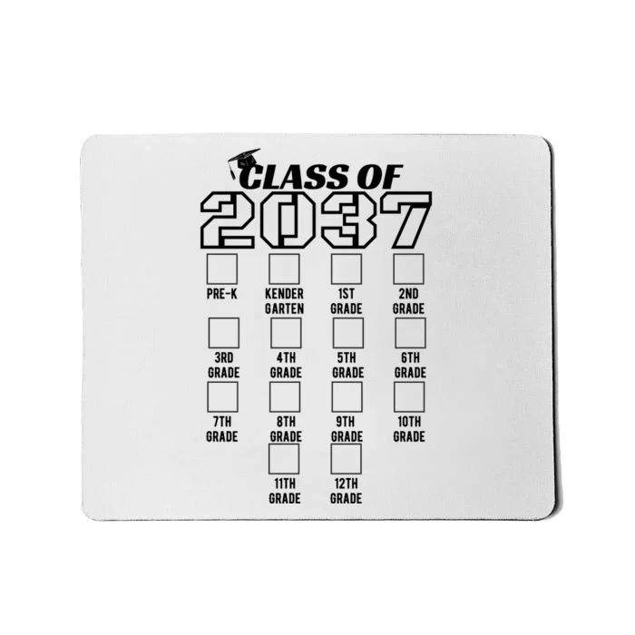 PreK Class Of 2037 First Day School Grow With Me Graduation Mousepad