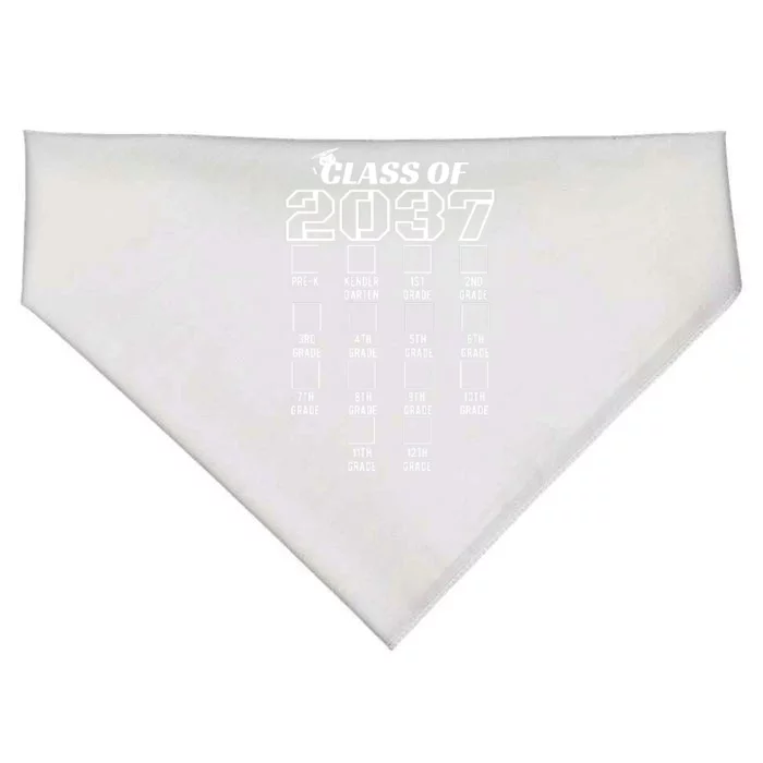 PreK Class Of 2037 First Day School Grow With Me USA-Made Doggie Bandana